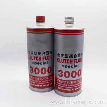 1L Empty Brake Fluid Tin Can